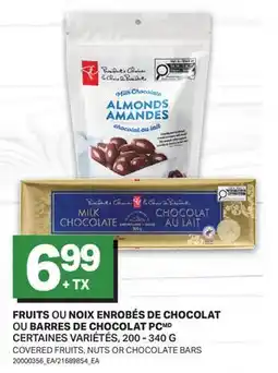 L'Intermarché FRUITS OU NOIX ENROBÉS DE CHOCOLAT OU BARRES DE CHOCOLAT PC offer