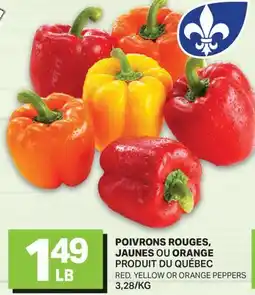 L'Intermarché POIVRONS ROUGES, JAUNES OU ORANGE offer