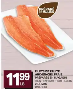 L'Intermarché FRESH RAINBOW TROUT FILLETS offer