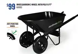 Canac Wheelbarrow 2-Wheel with Poly 6 ft³ offer