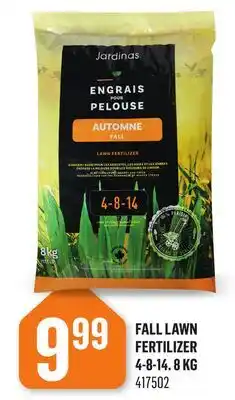 Canac Fall Lawn Fertilizer 4-8-14 offer