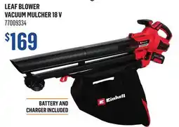 Canac Leaf Blower Vacuum Mulcher 18 V offer