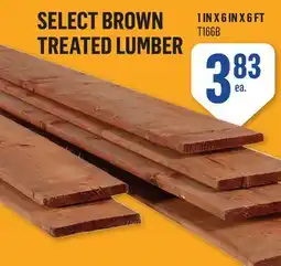 Canac Select Brown Treated Lumber offer