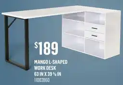 Canac Mango L-Shaped Work Desk offer