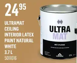 Canac UltraMat Ceiling Interior Latex Paint Natural White offer