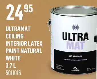 Canac UltraMat Ceiling Interior Latex Paint Natural White offer