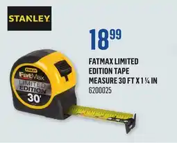 Canac STANLEY FatMax Limited Edition Tape Measure 30 ft x 1 1/4 in offer
