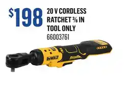 Canac 20V Cordless Ratchet 3/8in offer