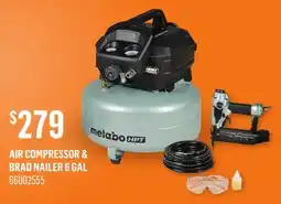 Canac Air Compressor & Brad Nailer 6 Gal offer