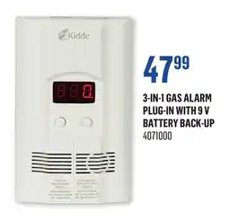Canac 3-in-1 Gas Alarm Plug-In with 9 V Battery Back-Up offer