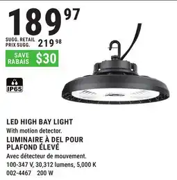 BMR LED HIGH BAY LIGHT offer