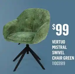 Canac VERTUO Mistral Swivel Chair Green offer