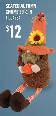 Canac Seated Autumn Gnome 29 1/2 in offer