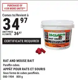 BMR RAT AND MOUSE BAIT offer