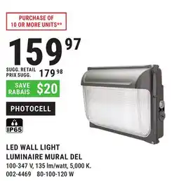 BMR LED WALL LIGHT offer