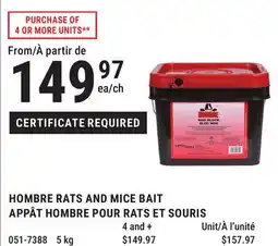 BMR HOMBRE RATS AND MICE BAIT offer