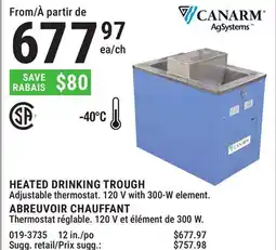 BMR ABREUVOIR CHAUFFANT offer
