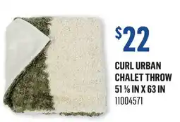 Canac Curl Urban Chalet Throw 51 1/8 in x 63 in offer