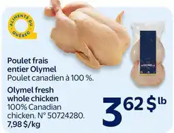 Walmart Olymel Fresh Whole Chicken offer