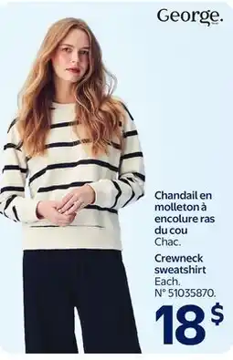 Walmart Crewneck sweatshirt offer