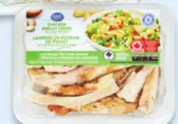 Walmart Great Value fully cooked chicken breast strips offer