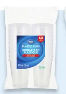 Walmart Great Value clear cups offer