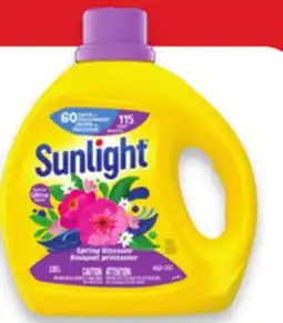 Walmart Sunlight liquid laundry detergent offer