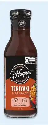 Walmart G Hughes no sugar added BBQsauce or marinade offer