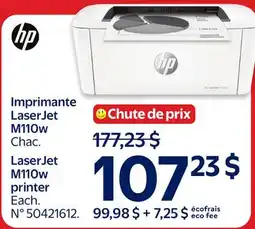 Walmart LaserJet M110w printer offer