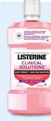 Walmart Listerine Clinical Solutions mouthwash offer