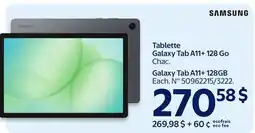 Walmart Galaxy Tab A11+128GB offer