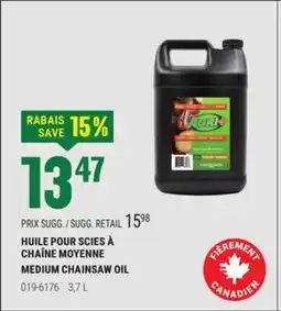 BMR HUILE POUR SCIES À CHAÎNE MOYENNE offer
