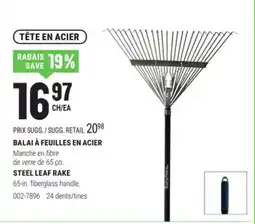BMR BALAI À FEUILLES EN ACIER offer