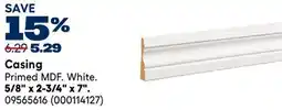 RONA Casing, 5/8 x 2-3/4 x 7' offer