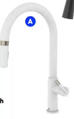 RONA Adore, matte white finish pull-down kitchen faucets offer