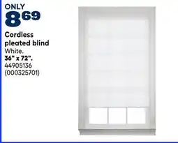 RONA VALU+ 36 x 72 Cordless pleated blind offer