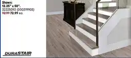 RONA 12.25 x 50 DURASTAIR vinyl stairtread and riser coating sets offer