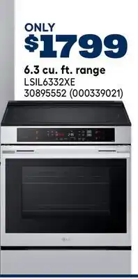 RONA 6.3 cu. ft. range offer
