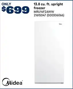 RONA Midea 13.8 cu. ft. upright freezer offer