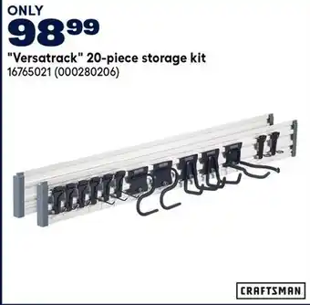 RONA Craftsman Versatrack 20-piece storage kit offer