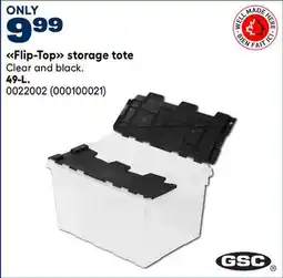 RONA Flip-Top storage tote offer