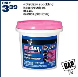 RONA DAP Drydex spackling, 236-ml offer