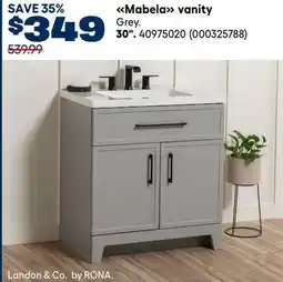 RONA 30 Mabela vanity offer