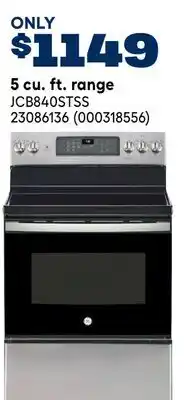 RONA GE 5 cu. ft. range offer