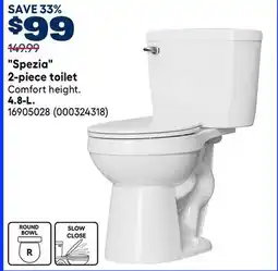 RONA Spezia 2-piece toilet 4.8-L offer