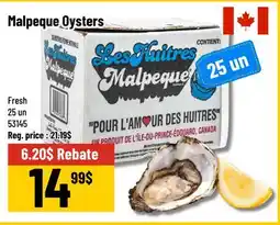 Mayrand Malpeque Oysters 25 units offer
