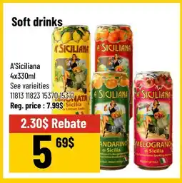 Mayrand A'Siciliana Soft Drinks offer