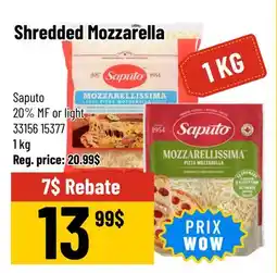 Mayrand Saputo Shredded Mozzarella offer