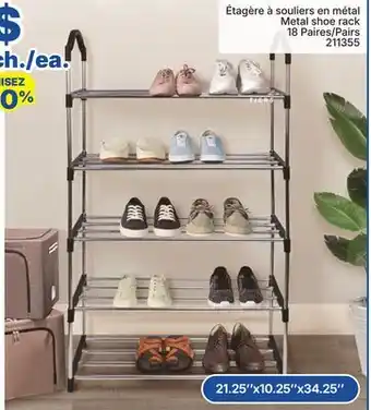 Rossy Metal shoe rack offer