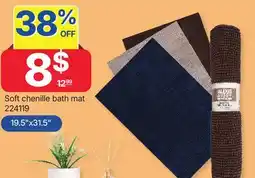 Rossy Soft chenille bath mat offer